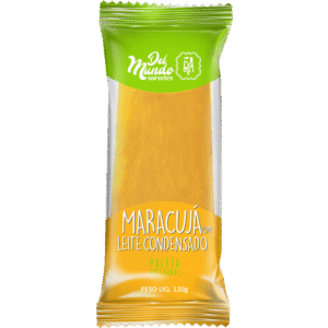 Paleta de Maracujá com Leite Condensado