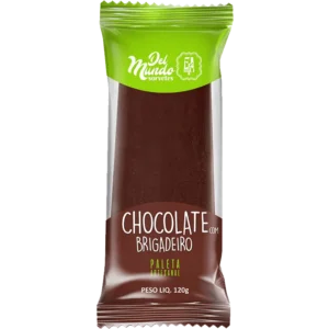 Paleta de Chocolate com Brigadeiro